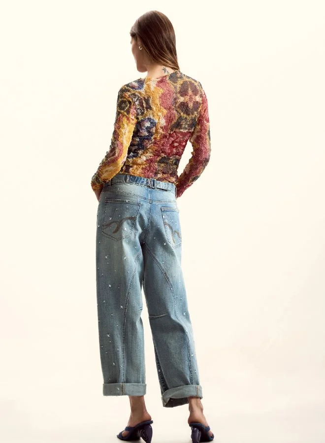 DESIGUAL Multicolour Blouse Designed By mr. christian lacroix for Women | Best Price UAE